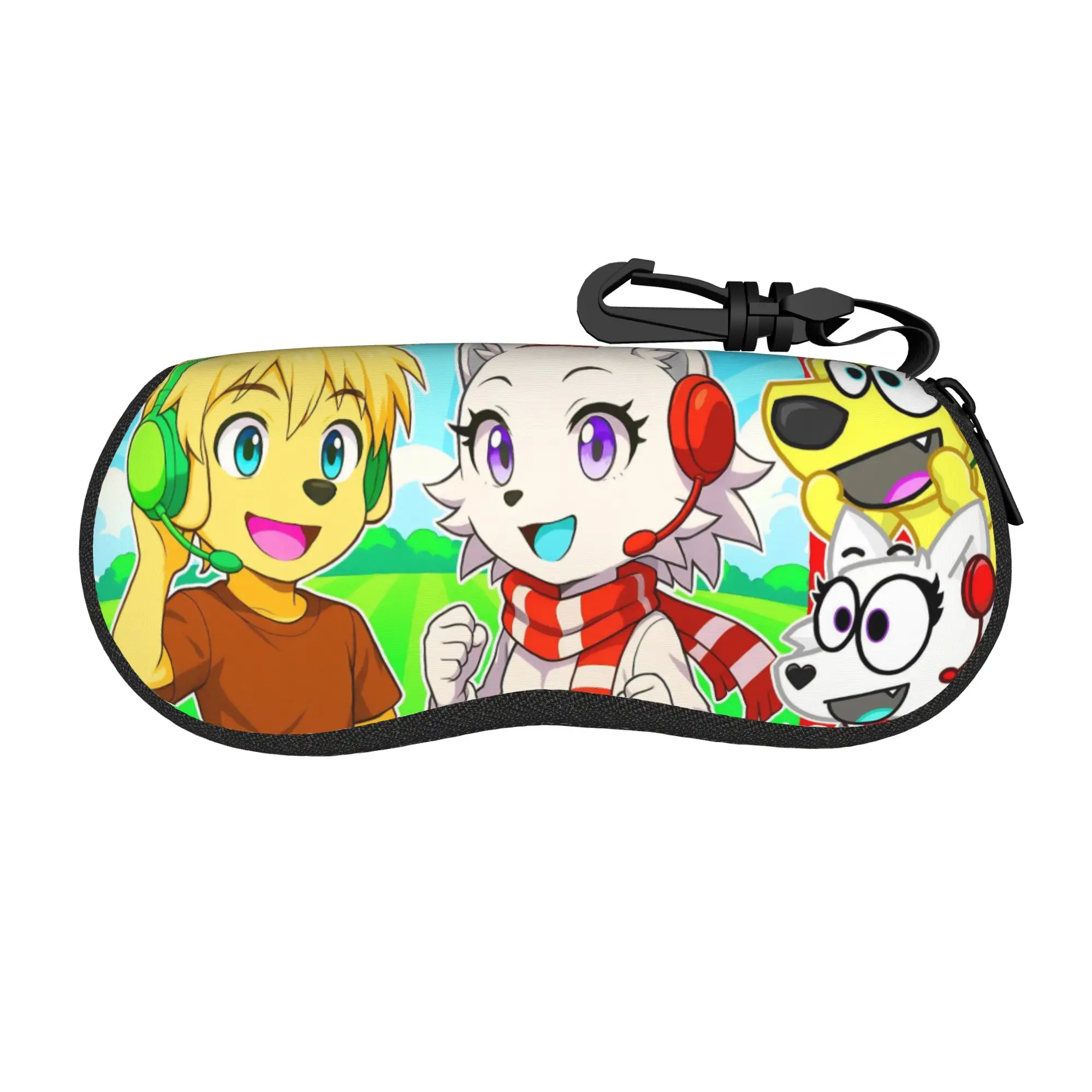 Tylers And Snowis  Glasses Case Men Women Anti-Fall Box Game Anime Eyewear Box Ultra Glasses Box