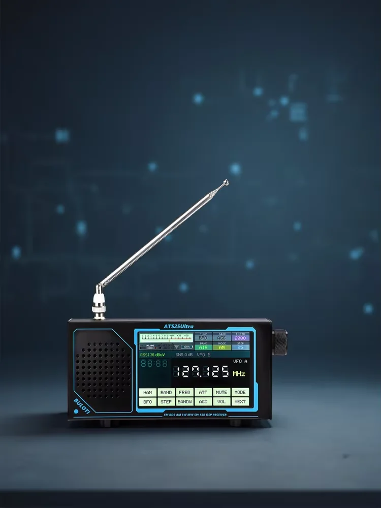 ATS25 Ultra 118Mhz-135.975Mhz Bluetooth Version Full Radio Receiver FM SW SSB image 6