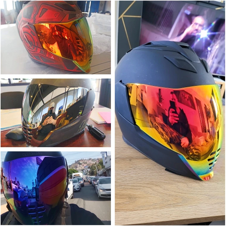 Helmet Shield for ICON Airflite IC-06 Helmet Visor Faceshield Uv-cut Motorbike Capacetes Windshield Sun Shield Accessories