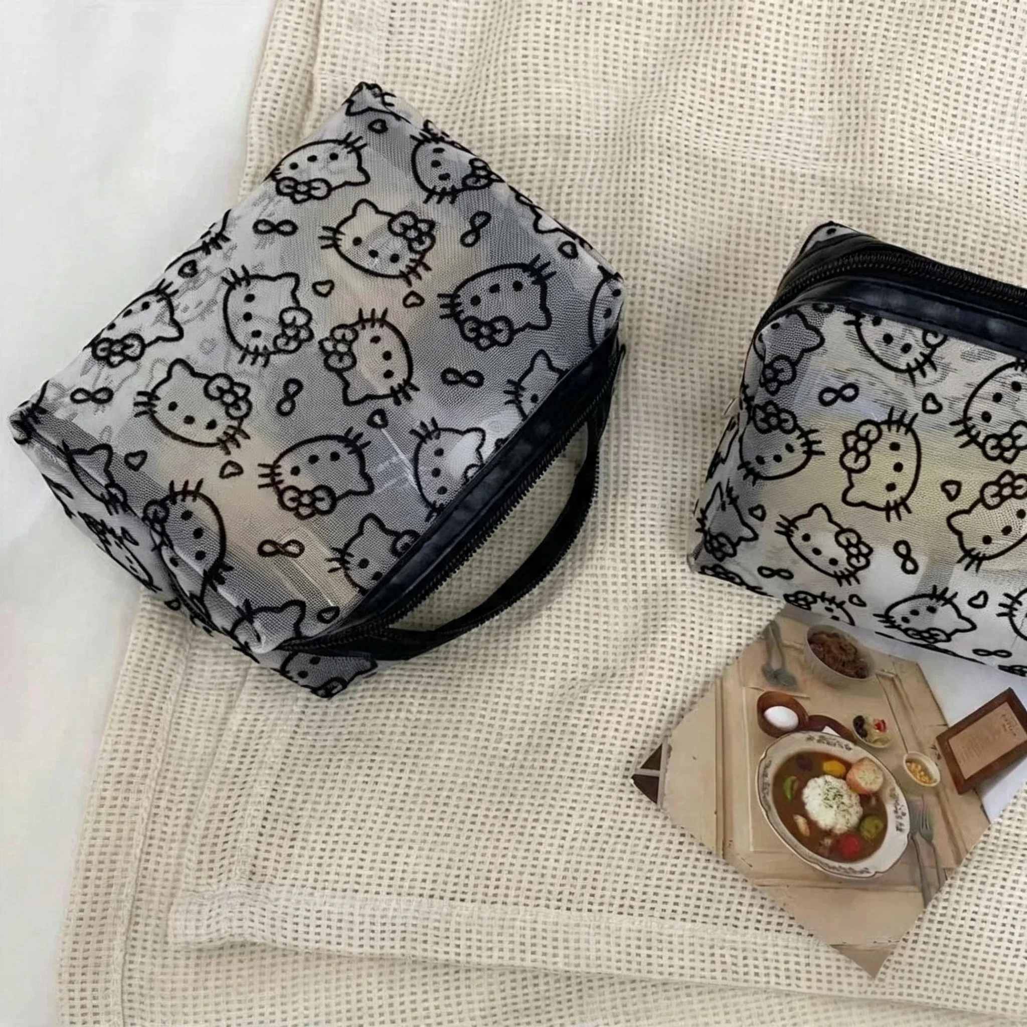 Breathable Cute Cat Mesh Print - Women'S Vanity Accessories review and price
