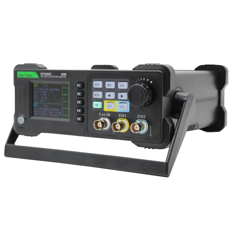 Generador de forma de onda arbitraria con función de doble canal serie ET33C, pantalla LCD de 2,4 "320x240TFT ET3320C/ ET3340C/ ET3360C