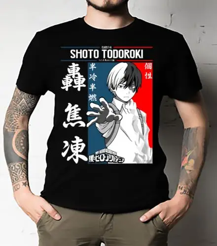 Shoto Todoroki M.H.A. T-shirt classique essentiel Tee Unisex All Size