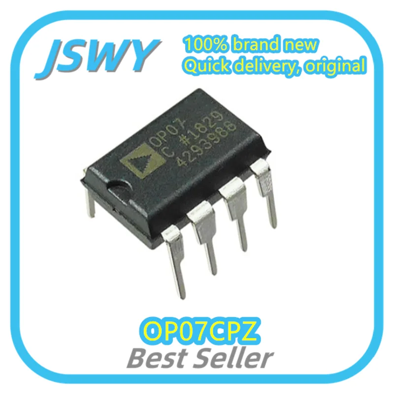 (5/50pcs) OP07CPZ OP07CP Silk Screen DIP8 Operational Amplifier Original Fast Delivery Brand New for Electronics Market