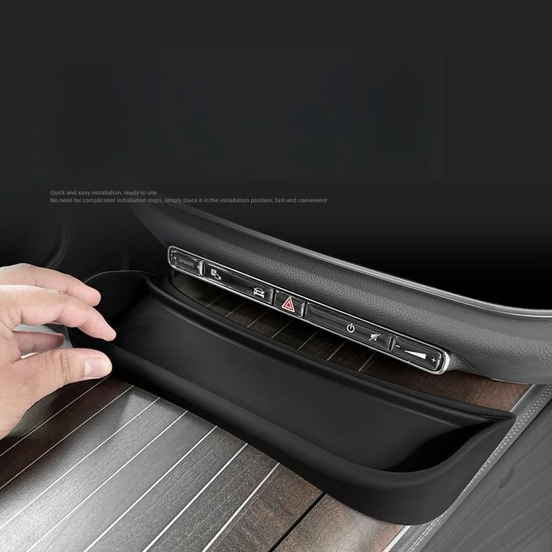

1pc Car Storage Box Car Modification Applicable To 24 -26 Mercedes-Benz New E-Class E260L E300L Central Control Storage Box W214