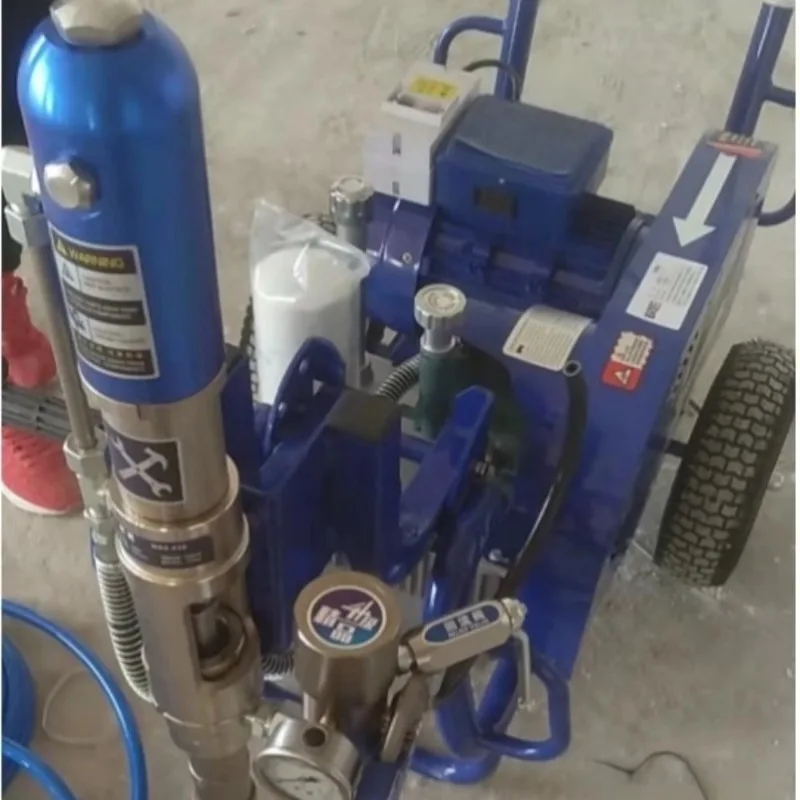Pistola a spruzzo elettrica airless ad alta pressione professionale di grandi dimensioni Pistola a spruzzo per rivestimento di vernice in lattice in polvere di mastice multifunzionale