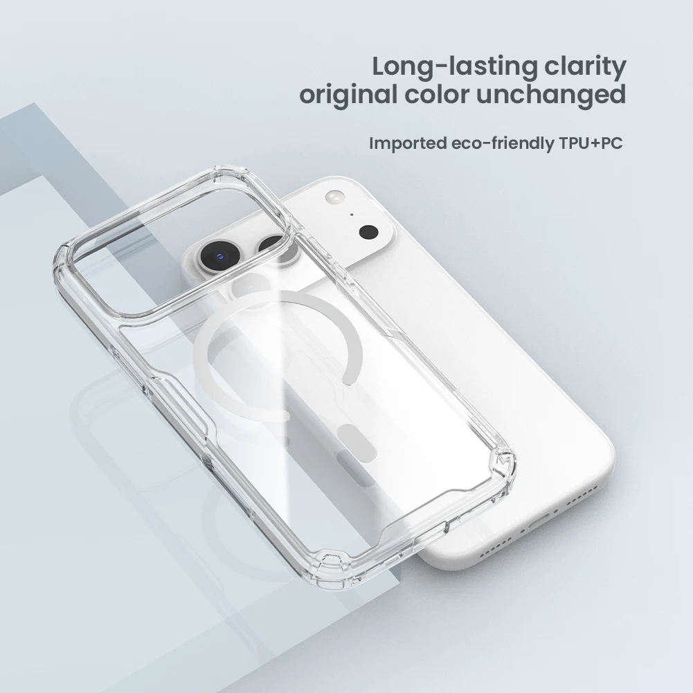 Für iPhone 17 Pro MAX Hülle NILLKIN Nature Pro Magnetische Hülle Für 17 17 Pro Air Passgenaue Hüllen Klare Abdeckung – Detail 7