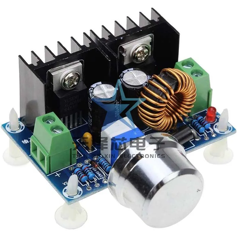 Xh-M401 Dc-Dc Step-Down Module Xl4016E1 High-Power Dc Voltage Regulating Board Maximum 8A with Voltage Stabilization