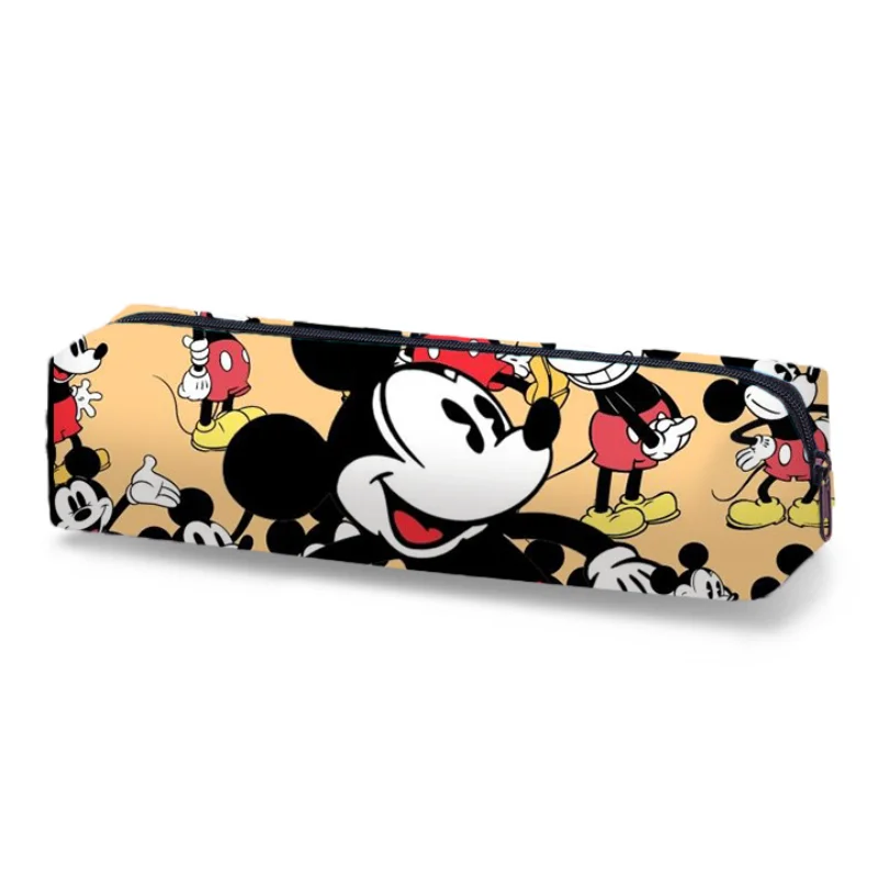 Пенал с Микки Диснеем, мультяшная большая вместительная сумка для хранения ручек, студенческий органайзер для канцелярских принадлежностей, школьные канцелярские принадлежности, подарок