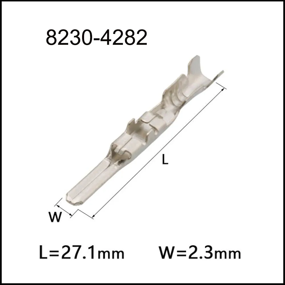 

2000PCS 8230-4282 Terminal connector brass pin Waterproof harness terminal cable socket