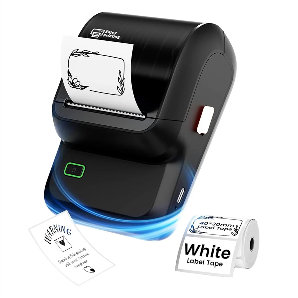 AA83 Label Maker,Bluetooth Label Maker Compatible with Mobile Phones and Computers,Inkless Portable Label Maker for Address A
