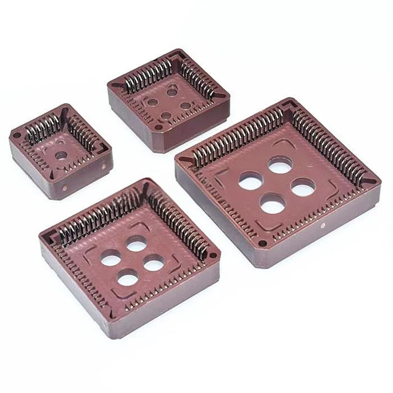 5 قطعة مربع PLCC البلاستيك الرصاص رقاقة الناقل المقبس PLCC-32 PLCC-44 PLCC-52 PLCC-68 PLCC-84 PLCC المقبس DIP SMD
