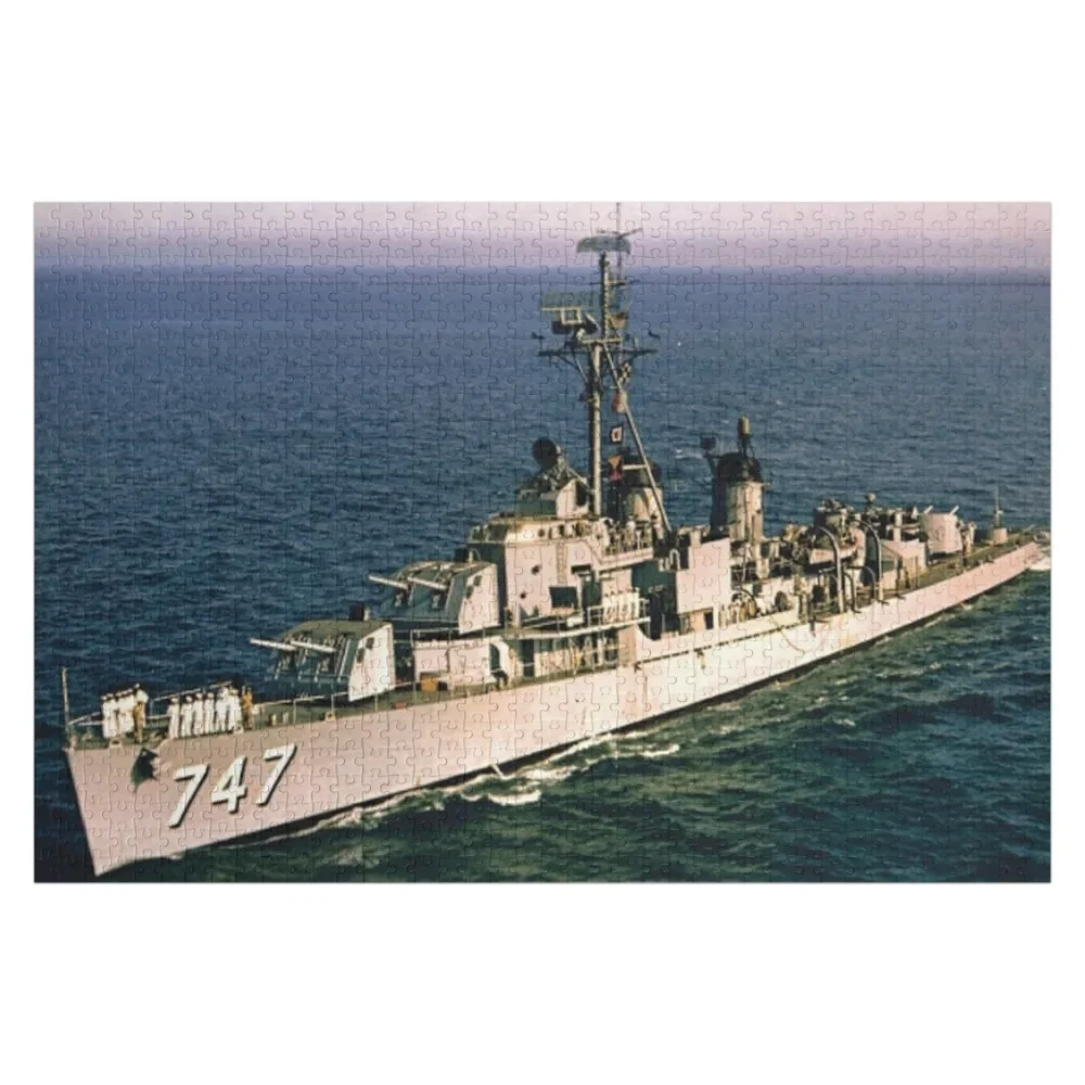 USS SAMUEL N. MOORE (DD-747) SHIP'S STORE Jigsaw Puzzle Custom Gift Customs With Photo Puzzle