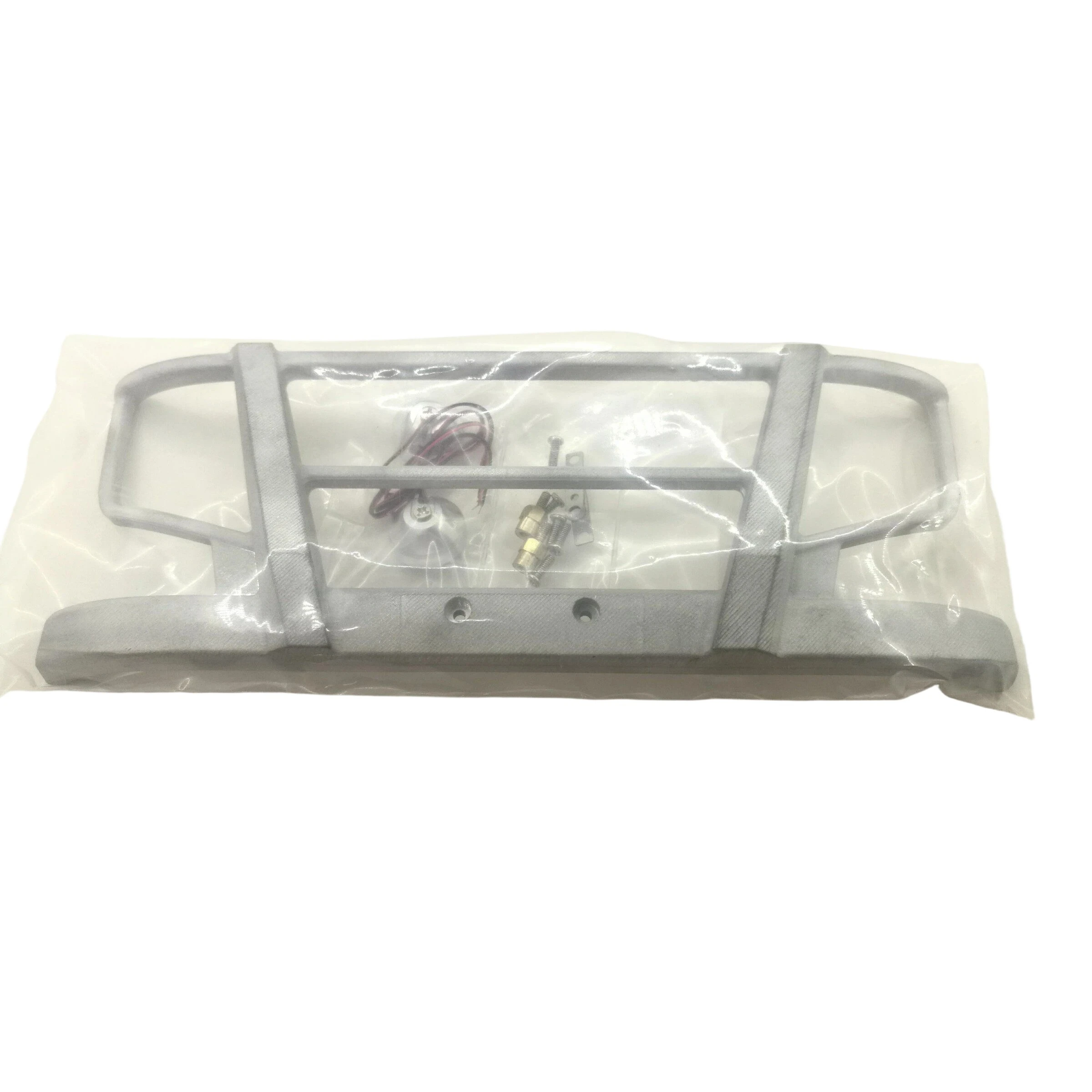 Model Truck CNC Metal Bull Bar with Light Grille Guard For Tamiya Volvo FH16 Series 1/14 RC Tractor Truck Parts DEGREE MODEL