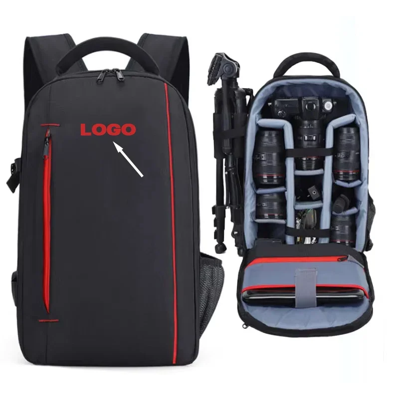 

Professional Large-capacity Camera Bag Waterproof Nylon Wear-resistant Photography Backpack For