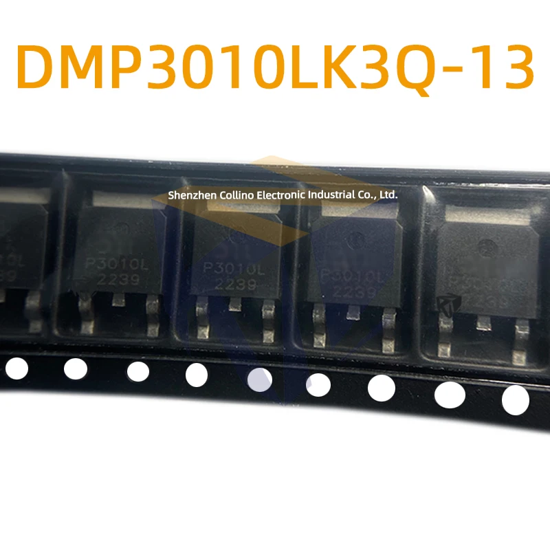 10pcs DMP3010LK3Q-13 TO-252-2 P3010L Field Effect Tube (MOSFET)