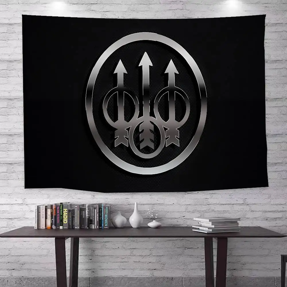 G-Gun BerettaS LOGO Hanging Bohemian Tapestry Hanging Tarot Hippie Wall Rugs Dorm Japanese Tapestry