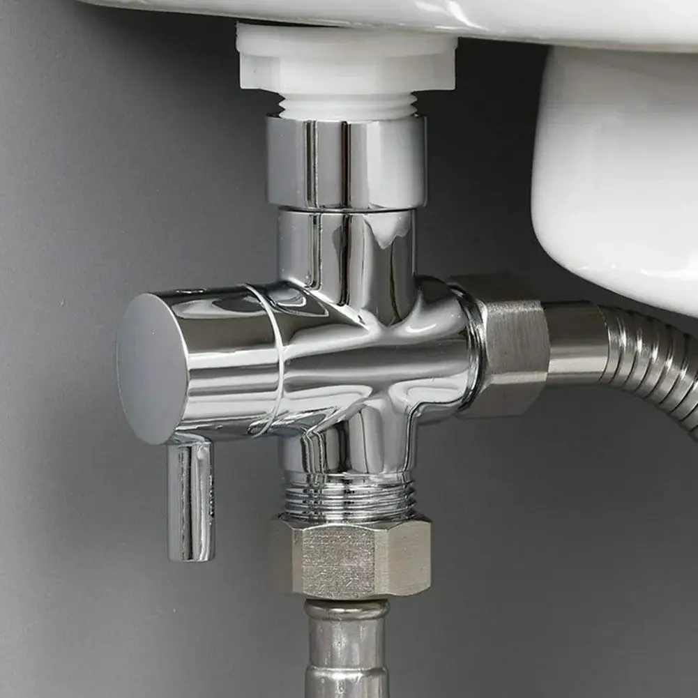 Interruttore a 3 vie rubinetto 1/2 adattatore bagno doccia rubinetto doccia acqua doccia ugello a spruzzo Splitter deviatore Conve P7k3
