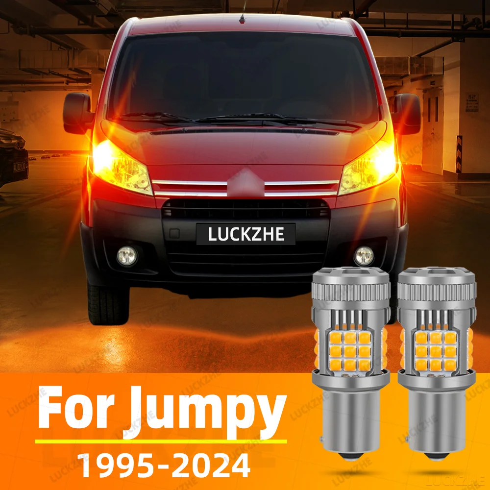 For Citroen Jumpy U6U V VF7 Van Platform Truck/Chassis 1995-2024 Turn Signal Light LED Blinker Bulbs Lamp Yellow Super Bright