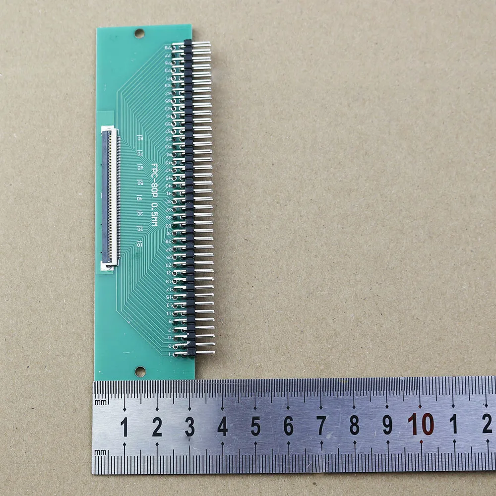 1pc FPC/FFC Adapter Board 0.5mm Pitch Connector Straight Needle And Curved Pin 6P/8P/10P/12P/20P/24P/30P/40P/50P/60P/80P WP-069