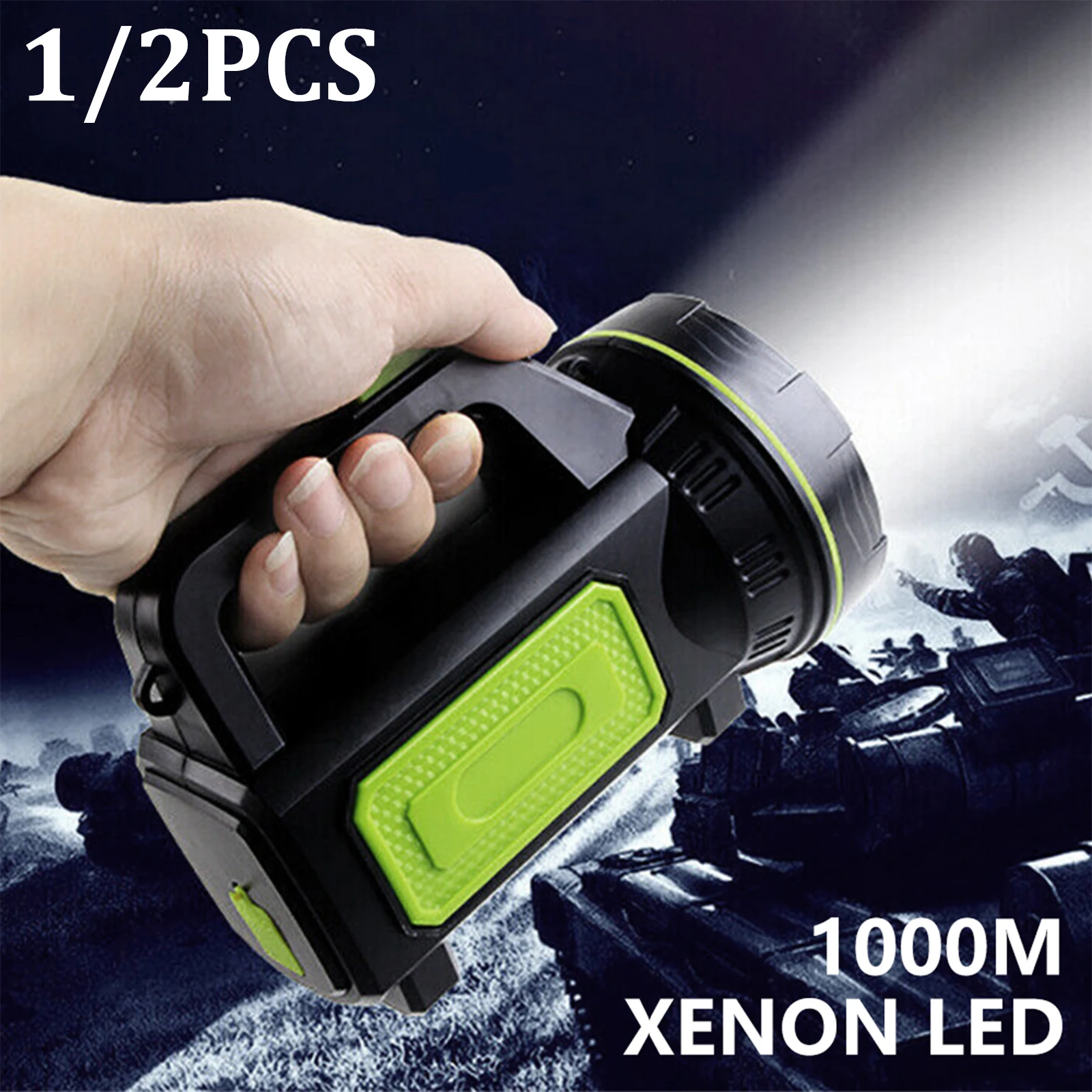 

Super Bright LED Flashlight Portable Rechargeable Tactical Flashlight with Large Capacity Battery Outdoor Waterproof Flashlight