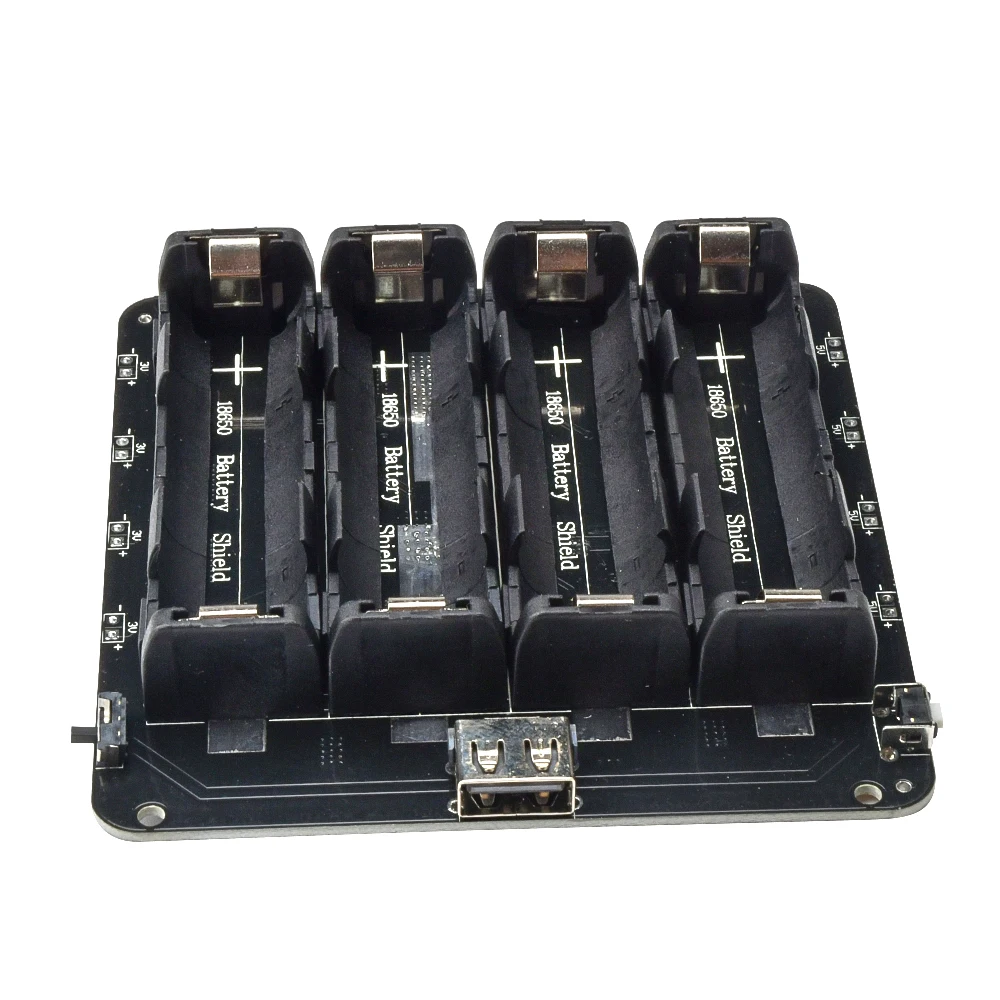 4X 18650 Lithium Battery Shield 5V/3A Mobile Power Expansion Board Module V9 3V/1A Micro USB  For Arduino