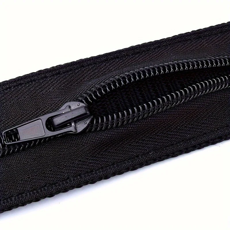 1pc Outdoor Travel Canvas Money Artifact Tactical Belt Wallet - Combination Lock, Hidden Money Belt for Men and Women