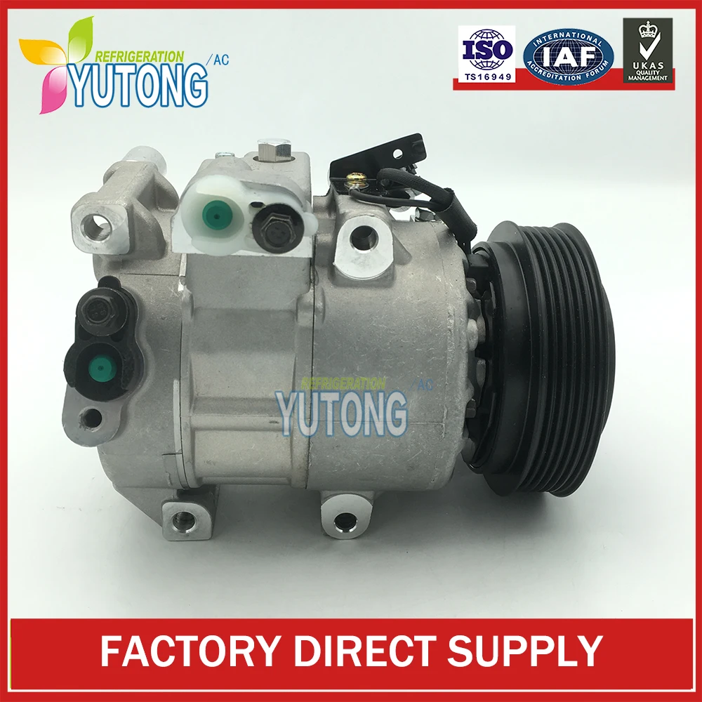 6SBU16 DV-13 Compressor for Hyundai Kia Rio Rio5 Rio-5 97701-1G010 97701-1G000 11270-24600 97701-2F030 8FK351340051 TSP0155866