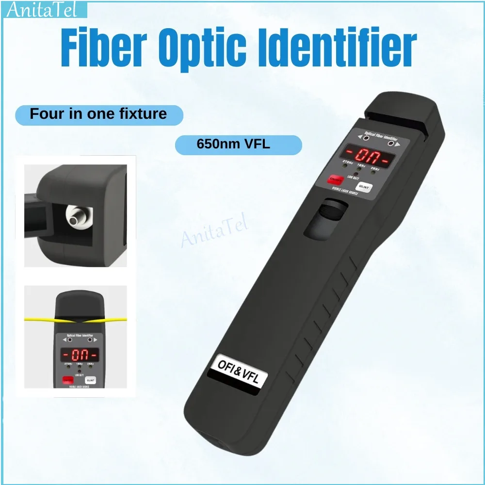 

Fiber Optic Identifier Active Traffic Detector 10mw For Visual Fault Locator 250um900um2.5um3um