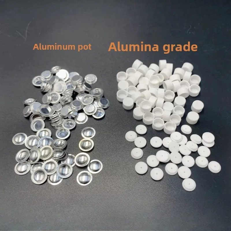 Alumina Crucible 6.8*4mm 80-85ul OEM Customized  Made in China for PE/DSC/TGA/DTA，with a lid