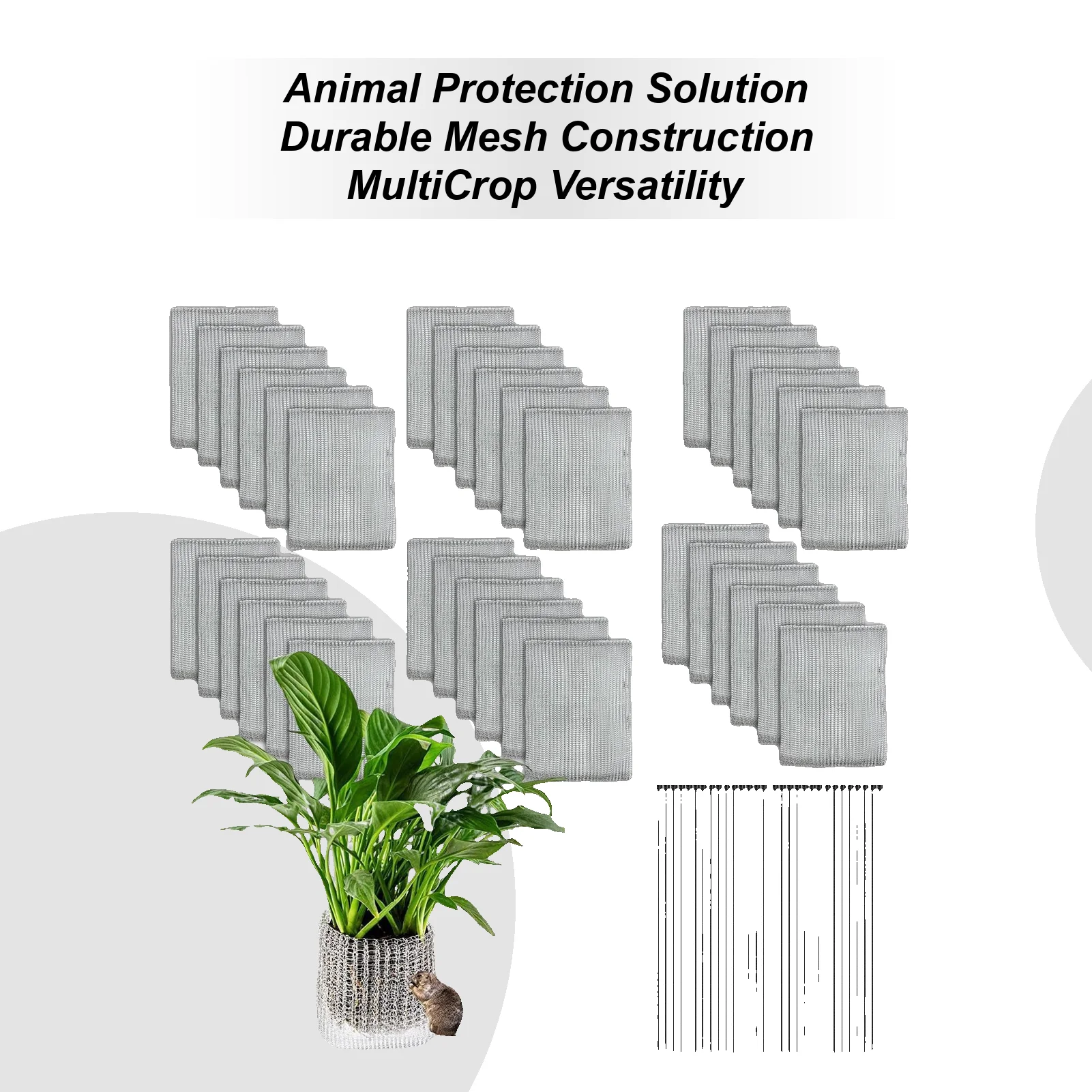 

30 шт., корзина для защиты корней растений из нержавеющей стали, сетчатый барьер с защитой от суслика для томатов, манго, цветов, защита от угрей, устойчивая к разрыву