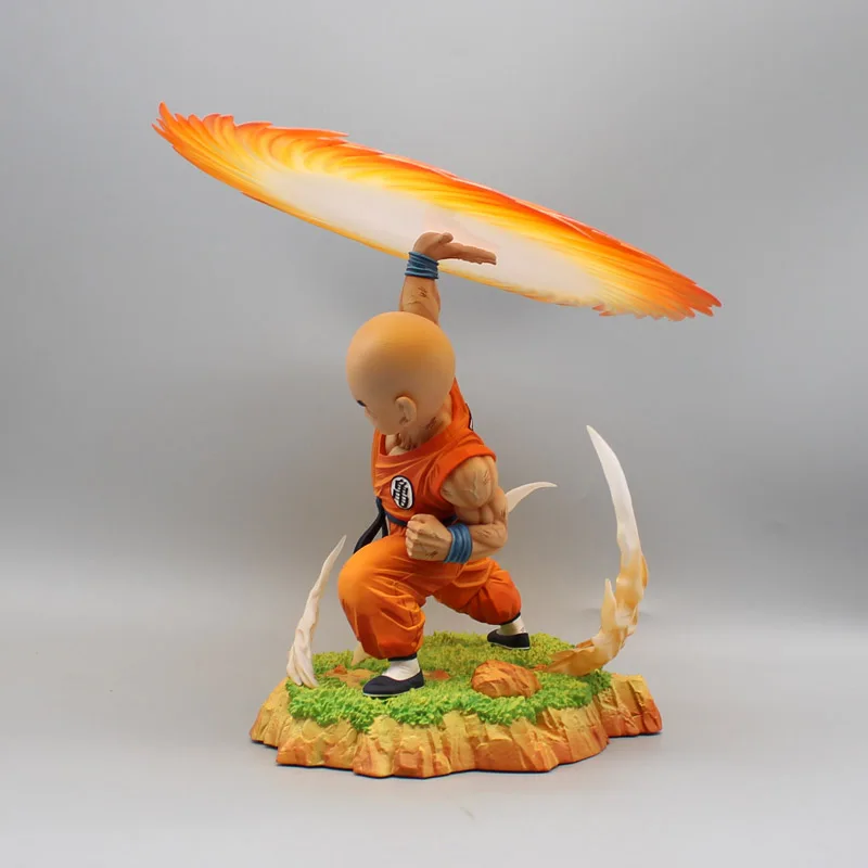 28cm Dragon Ball Z Kienzan Krillin Gk Dbz Anime Figures Figurine Pvc Statue Model Doll Decoration Collectible Ornament Toys Gift