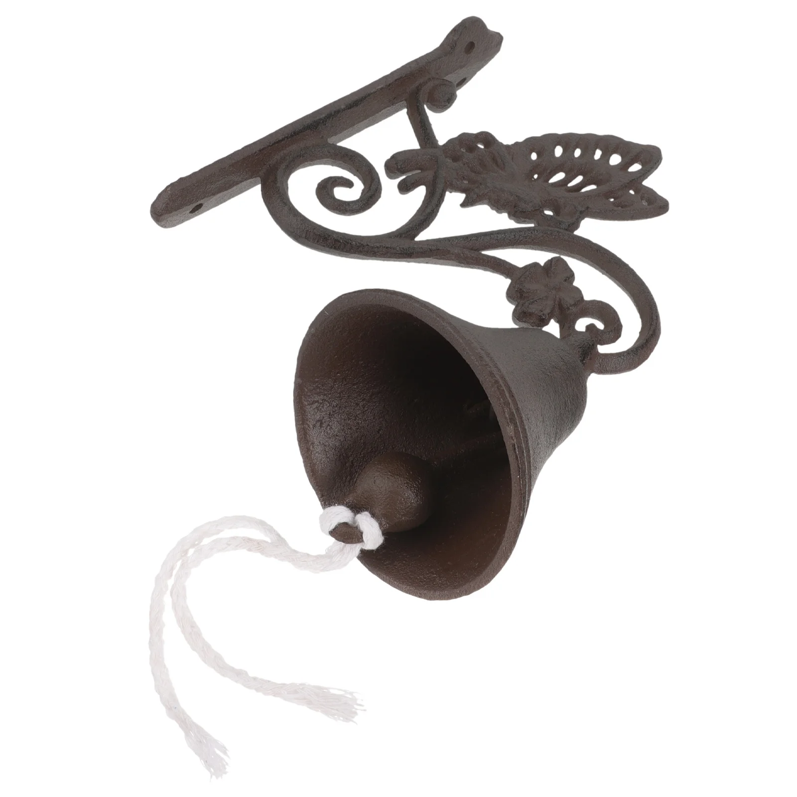 فراشة جرس الباب خمر الحديد الزهر الحائط جرس الباب للمنزل حديقة الديكور تهز جرس معلق نمط ريفي