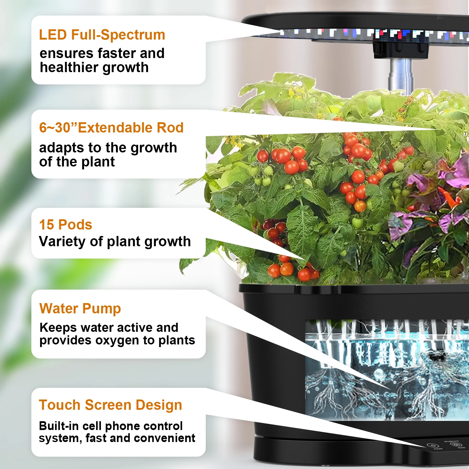 Zestaw do hydroponiki domowej  – Smart Pod Garden recenzja i cena