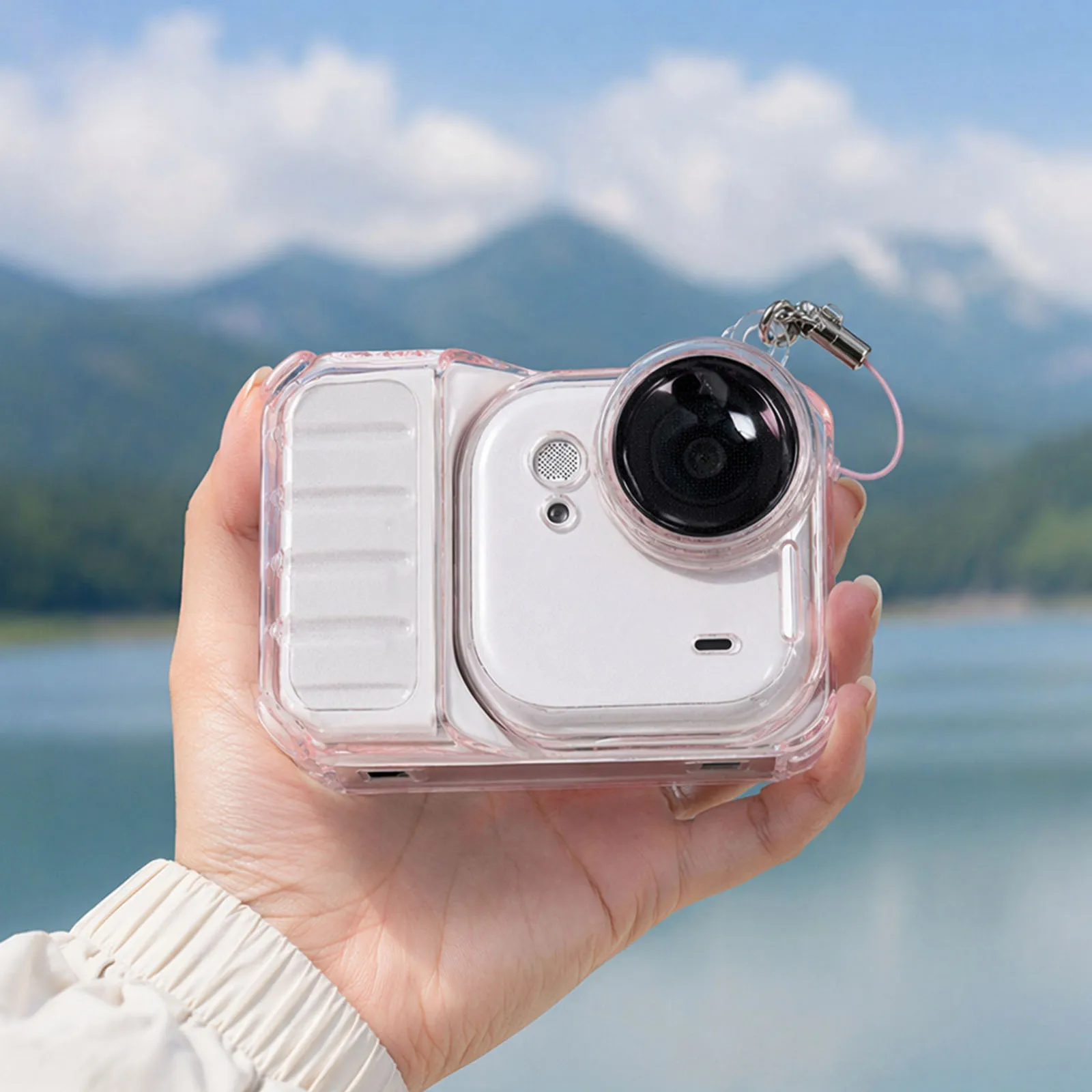 TPU Protective Cover Case for Go Ultra Dustproof Protection Cover with Lens Cap & Lanyard for Go Ultra Accessories