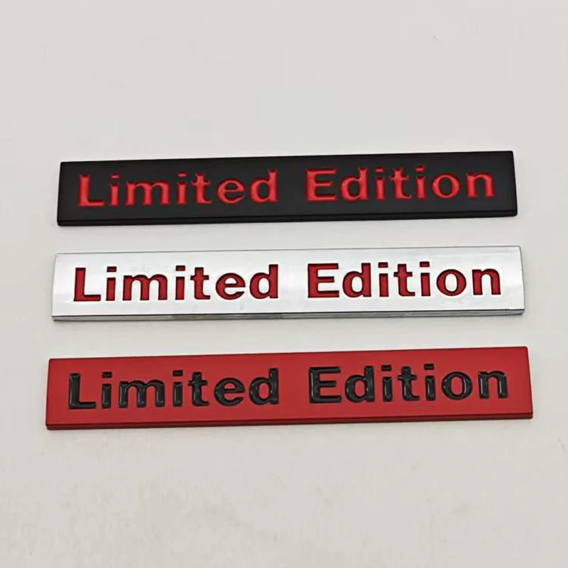 

3D Metal Limited Edition Logo Auto Car Sticker Badge Decal Motorcycle Stickers Emblem For VW Audi Honda Kawasaki HARLEY YAMAHA