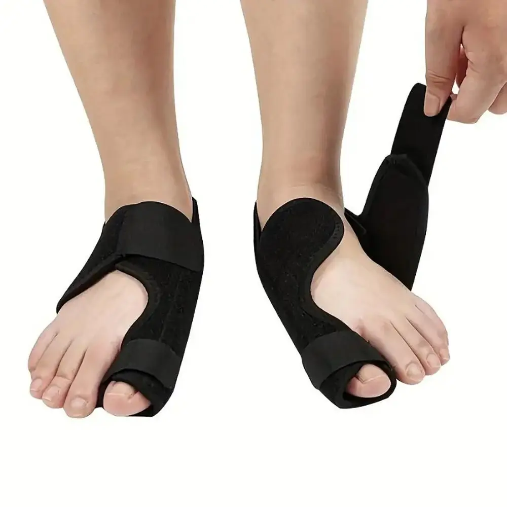 Ergonomic Bunion Corrector Adjustable Strap Reusable Big Toe Straightener Breathable Bunion Protector Toe Orthotics Brace Unisex