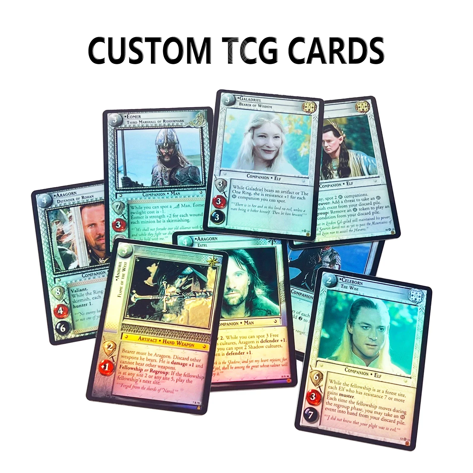 Custom Proxy SINGLE CHOICE TCG King Black Core Playing Cards Regula/Holo/Foil Cards DIY Board Games