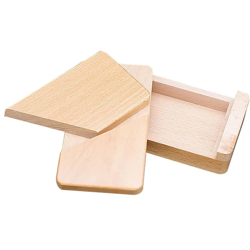 Impossible Puzzle Box for Adults & Teenagers Valentine's Day Surprise Gifts Wooden Brain Teaser Magic Secret Drawers IQ Toys view 3