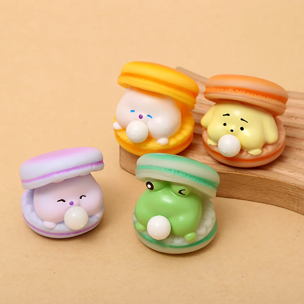1pcs Creative Cute Animal Spitting Bubble Burger Yo Reduce Stress And Pinch Office To Relieve Stress And Tension Funny Vent Toys