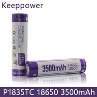 Keeppower P1835TC 18650 Battery 3.7V 3500mAh Type-C Rechargeable Li-ion Cell for Flashlight Power Bank