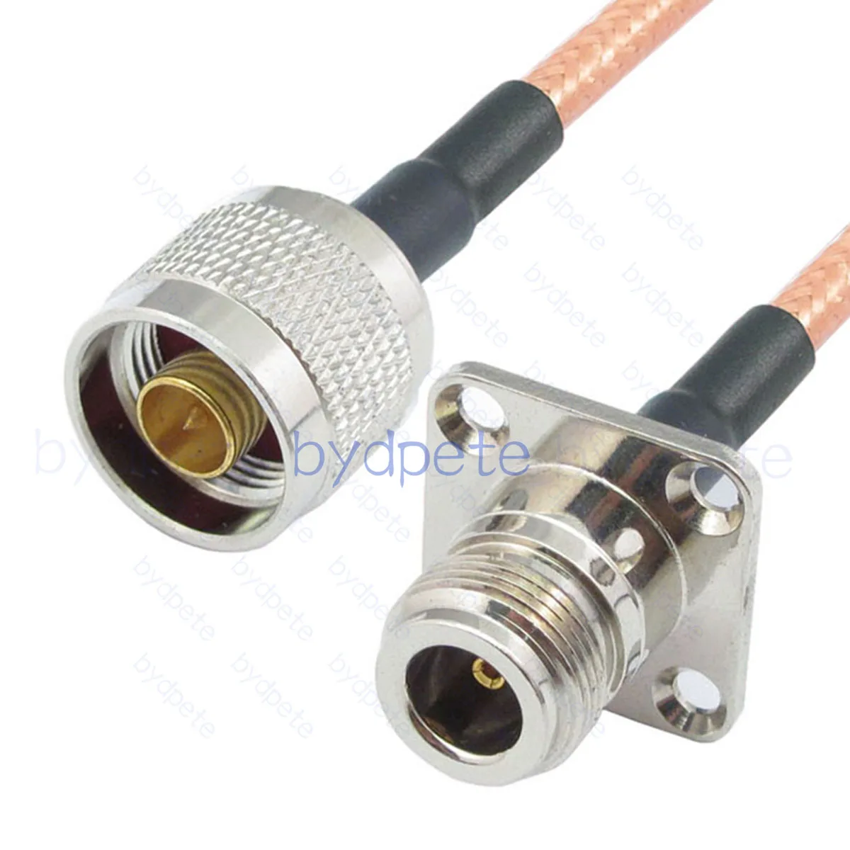 

N Male Plug to N Female Jack 4holes Panel RG400 M17/128 Coaxial Quality Pigtailty Antenna Extension 50ohm RF Coaxial Tangerrf