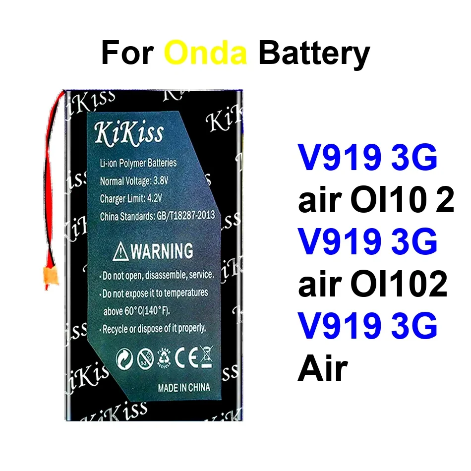 

Аккумулятор для ноутбука с быстрой зарядкой 12300-12500 мАч для Onda V919 3G Air OI10 OI102 2 (не подходит)