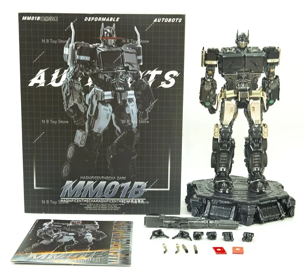 Em estoque novos brinquedos de transformação magníficos MM-01B mm01b escuro ont comandante esqueleto brinquedo figura ação presentes colecionáveis
