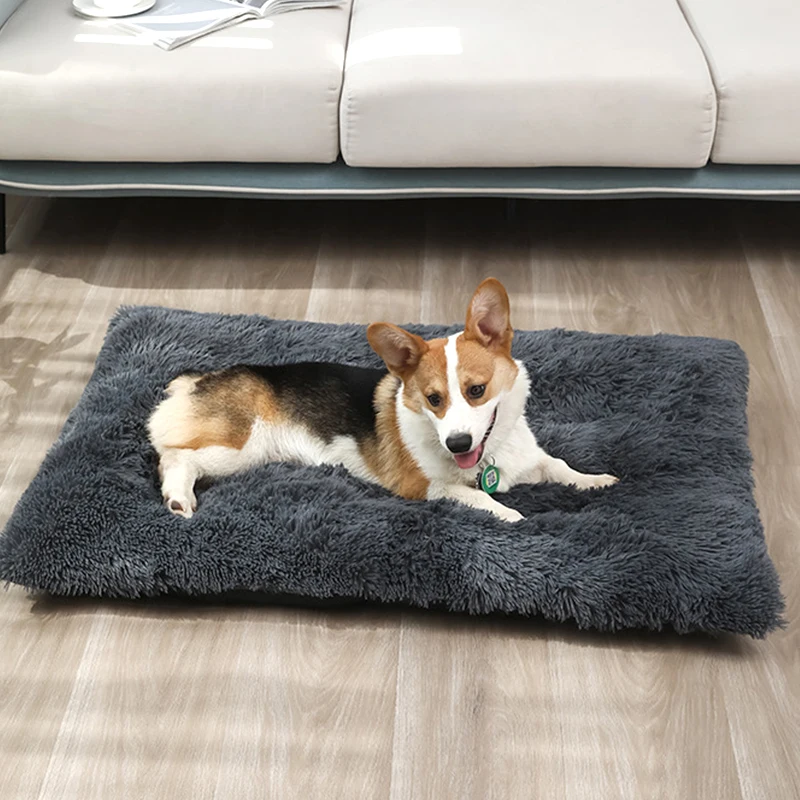 

Wholesale Anti-Slip Pet Beds Kennel Pad Dog Pet Bed Blanket Dog Mat Washable Plush Soft Dog Bed