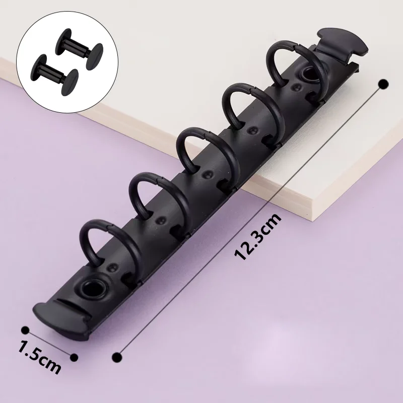 D 15/20mm M5 5 Rings 123mm Clips For Card Bags DIY