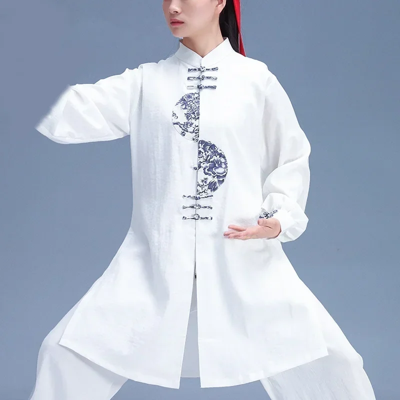 Uniforme de Tai Chi, ropa tradicional china, ropa de Taichi Wushu, traje de artes marciales, ropa deportiva de ejercicio matutino de Kung Fu 1103 MN1