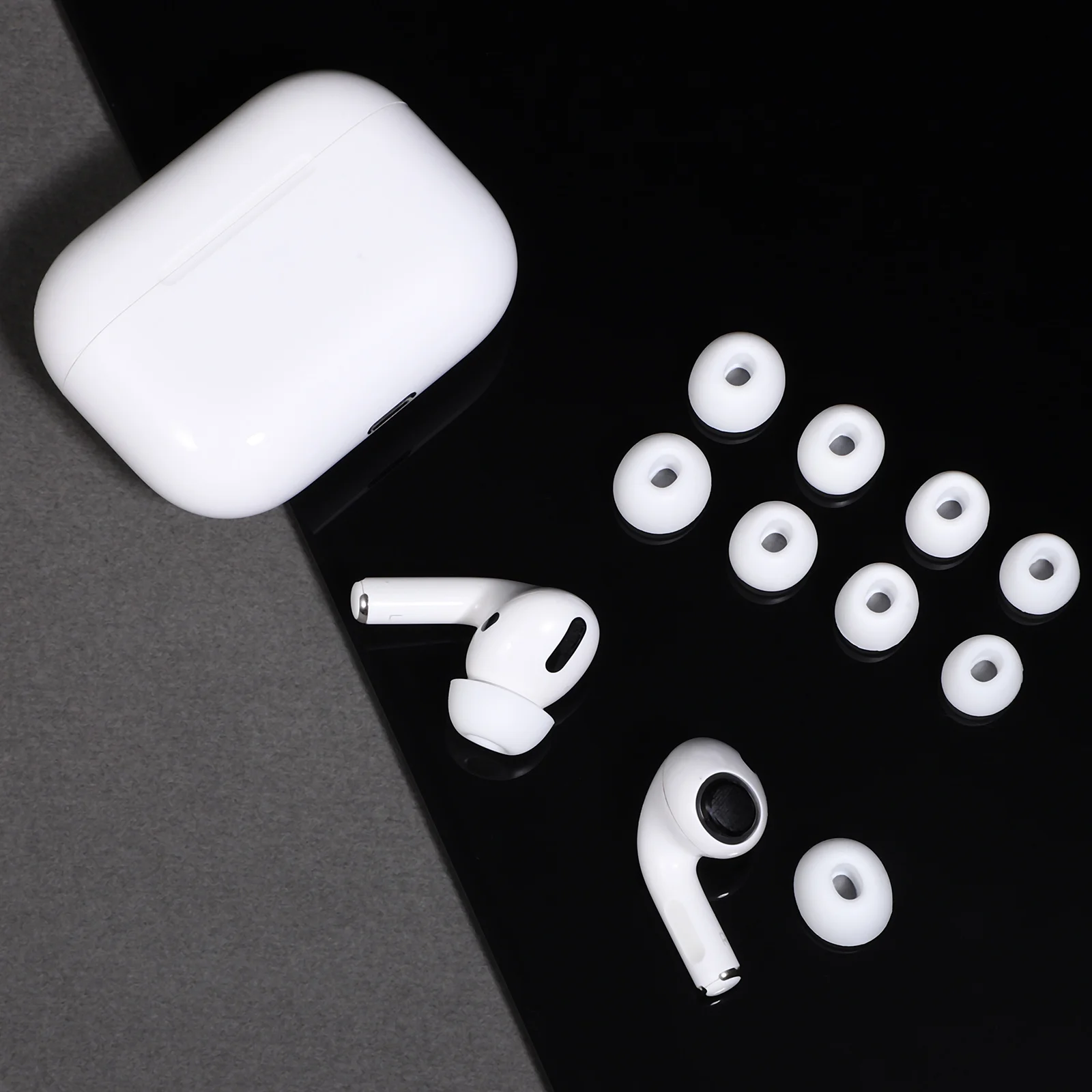 

8 пар эластичных силиконовых насадок для ушей, сменные шумоподавляющие вкладыши, саморастящиеся, удобные вставки для ушей