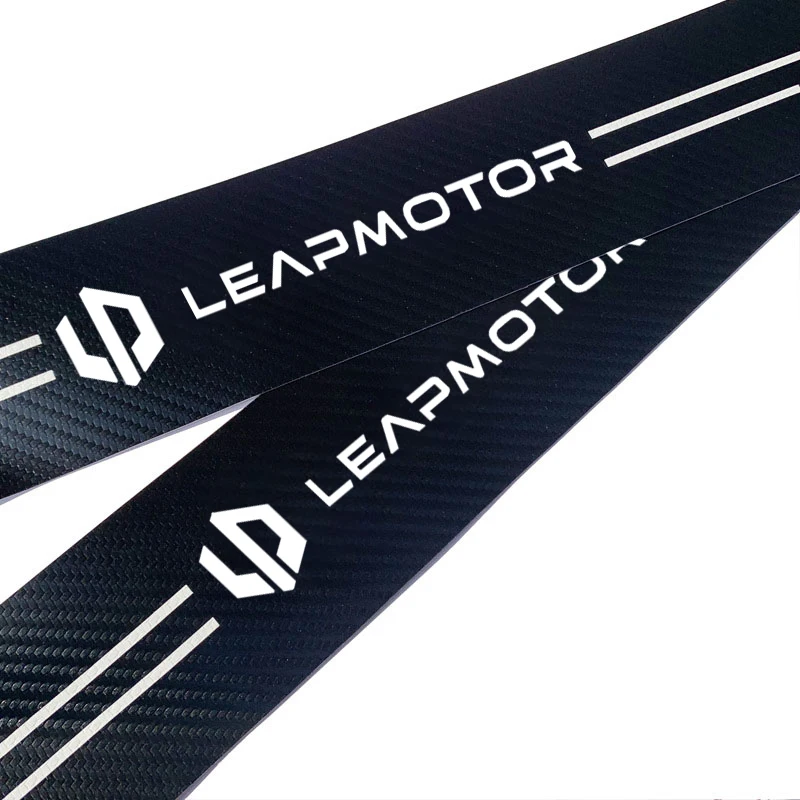 Car Door Protector Plate Stickers Sill Carbon Fiber Rear Bumper Guard For Leapmotor Leap Motor T03 S01 C11 C01 Reev Accessories