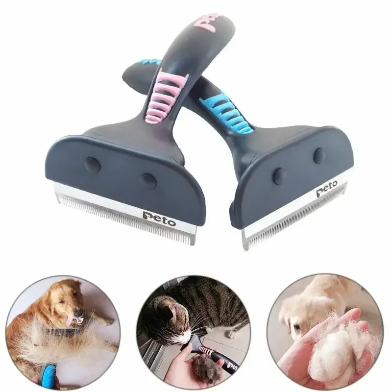 Pet Dog Brush Hair Removal Cat Brush Comb For Dogs Cats Long Short Hair Deshedding Trimmer Pet Grooming Tools Dog Supplies