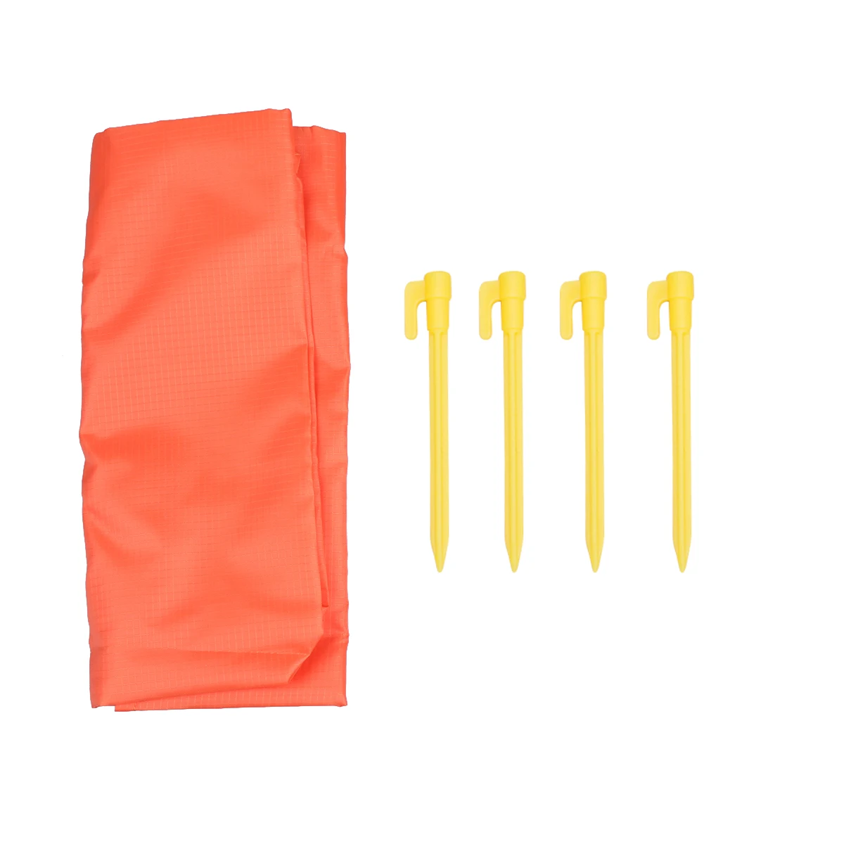 

4pcs Waterproof Picnic Mat Orange Foldable Lightweight Camping Beach Blanket For Outdoor Kids Multifunctional Pad